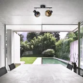 Lampy sufitowe - Näve Lampa sufitowa Casco, 2-punktowa, czarna - miniaturka - grafika 1