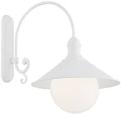 Lampy ogrodowe - Argon Kinkiet ogrodowy 1X60W E27 ERBA BIS 3297 Biały ARGON 3297 - miniaturka - grafika 1