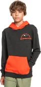 Bluzy dla dziewczynek - Quiksilver bluza ęca YOUTH OPEN SPOT PO HOOD Dark Grey Heather KRPH - miniaturka - grafika 1