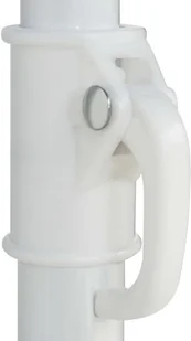 VidaXL Parasol plażowy, biały, 240 cm 314701 VidaXL - Parasole ogrodowe - miniaturka - grafika 6