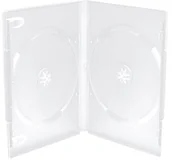 Pudełka i akcesoria na płyty CD - Media Range Pusta okładka DVD na 2 płyty, 14 mm, możliwość maszyny, matowa/przezroczysta 4260057123893 - miniaturka - grafika 1