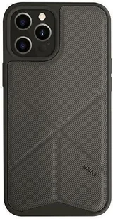 Uniq UNIQ etui Transforma iPhone 12 Pro Max 6,5" szary/charcoal grey - Etui i futerały do telefonów - miniaturka - grafika 3