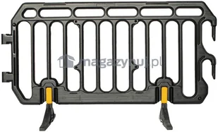 Barierka drogowa z tworzywa sztucznego Enigma (wym. 2000 x 1130 mm) - Wyposażenie miejsc publicznych Barierka drogowa z tworzywa sztucznego Enigma (wym. 2000 x 1130 mm) - Wyposażenie miejsc publicznych - miniaturka - grafika 1