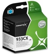 Tusze zamienniki - Asarto Tusz do HP 933XL | CN054AE | OfficeJet 6100/6600/7110/7610/7612 | cyan AS-H933CX [7820014] - miniaturka - grafika 1