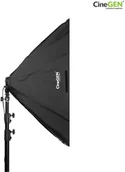 Inne akcesoria studyjne - CineGEN Zestaw 2 lamp światła stałego SOFTBOX 60x90cm 65W 230cm Claroom-69682 - miniaturka - grafika 1