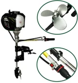 Silniki spalinowe - GRÜNWELT MASCHINEN Silnik zaburtowy krótki GRÜNWELT MASCHINEN GW140FC 1.5KM GW140FC - miniaturka - grafika 1