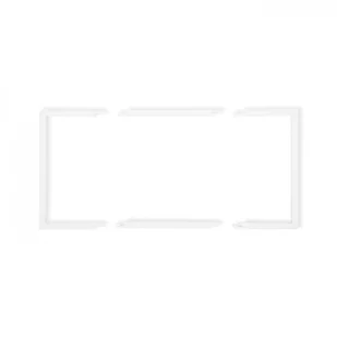 Karlik Ramka wypełniająca podwójna biała DRW-2 - Klawisze i ramki - miniaturka - grafika 2
