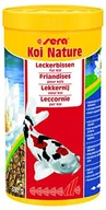 Pokarm dla ryb - Sera 07145 koi Nature 1000 ML naturalne smakołyki jedwabiu gąsienice do koi od 15 °C 7145 - miniaturka - grafika 1