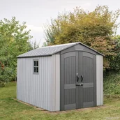 Altany ogrodowe - Lifetime SZOPA OGRODOWA PREMIUM 213x365 GRAFIT 60311 - miniaturka - grafika 1