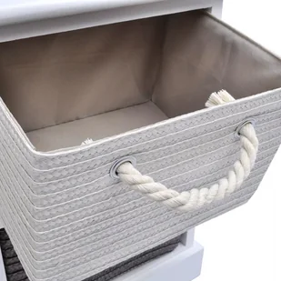 vidaXL vidaXL Ławka do przechowywania z 6 szufladami, drewno - Ławki do przedpokoju - miniaturka - grafika 10