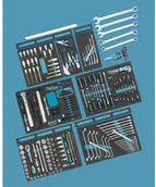 Wózki magazynowe - Hazet HAZET Zestaw standardowy narzędzi do AUDI 0-2500-163/214 Hazet 0-2500-163/214 - miniaturka - grafika 1