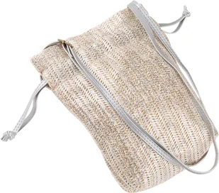 Cavaldi 4U Mała, słomiana torebka worek na długim pasku, idealna na lato - Torebki damskie - miniaturka - grafika 2