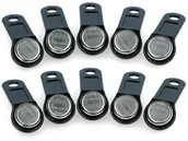 Podzespoły elektroniczne - System 7 Security RFID pastylka S0990-BK - kompatybilna z DS1990A-F5 - uchwyt czarny - 10szt. SSC-14854 - miniaturka - grafika 1