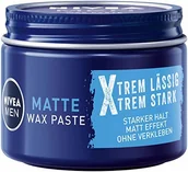 Kosmetyki do stylizacji włosów - Nivea Men MEN Craft Stylers Matt Wax Paste pasta w 1 opakowaniu (1 x 75 ml), wosk do włosów o matowym wyglądzie z teksturą, wosk do stylizacji włosów z mocnym utrwaleniem do krótkich włosów 89075-01010-53 - miniaturka - grafika 1
