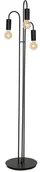 Lampy stojące - Luminex Loppe 515 lampa podłogowa stojąca 3x60W E27 czarny - miniaturka - grafika 1