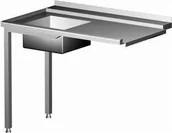 Meble gastronomiczne - Hendi Stół załadowczy do zmywarek ze zlewem lewy 231777 - miniaturka - grafika 1