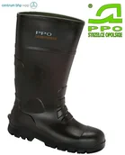 Obuwie robocze - PPO Strzelce Opolskie BUTY BEZPIECZNE Z POLIURETANU Z METALOWYM PODNOSKIEM MODEL 2048, PN-EN ISO 20345, S4, CI, SRC; (48) - miniaturka - grafika 1