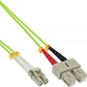 Kable miedziane - InLine Patchcord światłowodowy Duplex LC/SC 50/125m OM5 15m 88655Q 88655Q - miniaturka - grafika 1