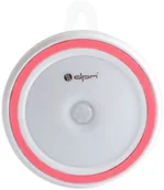 Oprawy, klosze i abażury - DPM Lampka LED na baterie ML7000PIR z czujnikiem ruchu i zmierzchu różowa DPM - miniaturka - grafika 1