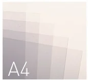Okładki do laminatorów i bindownic - Opus Przezroczysta okładka miękka - O.CLEAR STANDARD - 297 x 210 mm (A4) - 100 arkuszy - przezroczysty biały O.130030 - miniaturka - grafika 1