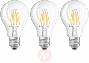 Osram Żarówka LED filament E27 6W, ciepła biel, 3 szt. - Żarówki LED - miniaturka - grafika 2