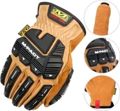 Rękawice robocze - Mechanix Wear Mechanix Wear Rękawice Durahide M-Pact Driver F9-360 Czarne-Coyote XL 22146-6 - miniaturka - grafika 1