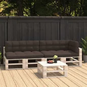 Poduszki ogrodowe - vidaXL Poduszki na sofę z palet, 5 szt., kolor taupe - miniaturka - grafika 1