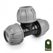 Łączniki, trójniki, kształtki - BRADAS Trójnik PE do rur węża skręcany 50mm PN10 BRADAS 6882 DSRA10T50 - miniaturka - grafika 1