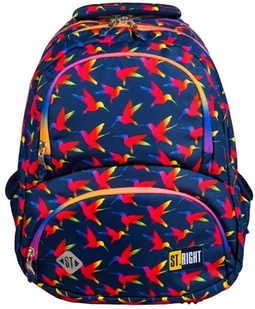 St. Majewski St.Right Plecak Szkolny BP-07 Tęczowe Ptaki 622496 - Plecaki szkolne i tornistry - miniaturka - grafika 2