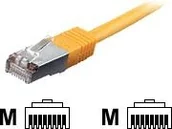 Kable miedziane - Equip Patchcord Cat 5e SF/UTP 10m żółty 705466 705466 - miniaturka - grafika 1