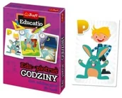Gry karciane - Trefl gra edukacyjna Edu-Piotruś Godziny - miniaturka - grafika 1