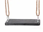 Place zabaw - Gigi Toys Huśtawka z metalowym wkładem na linach - miniaturka - grafika 1