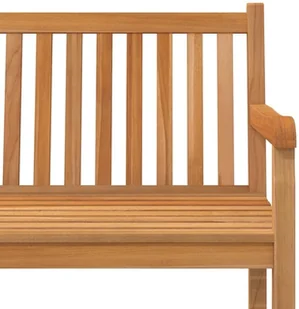 vidaXL Ławka ogrodowa, 150 cm, lite drewno tekowe 316623 - Ławki ogrodowe - miniaturka - grafika 6