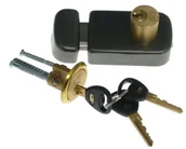 Zamki i wkładki - LOB Zamek wierzchni dwubębenkowy TB62 grafit - miniaturka - grafika 1