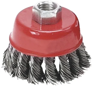 VERTO VERTO Szczotka druciana VERTO 62H130 doczołowa wzmacniana 65 mm x M14 62H130 62H130 - Pozostałe wyposażenie warsztatu - miniaturka - grafika 2