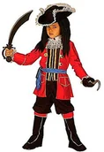 Stroje karnawałowe - WIDMANN Pirate Captain Costume Child 128 cm Fancy Dress Costume (Pirates), XL, Multicoloured - miniaturka - grafika 1