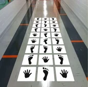 Pomoce naukowe - Stopy i Dłonie - gra sprawnościowa ZP035 - miniaturka - grafika 1