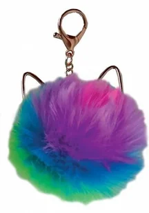 Stnux Brelok Pompon Kot z uszami - Breloczki dla dzieci - miniaturka - grafika 2