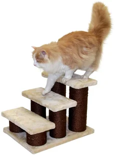 Kerbl Schody dla zwierząt, Easy Climb, 45x35x34 cm, brązowo-beżowe - Pozostałe akcesoria dla psów - miniaturka - grafika 2