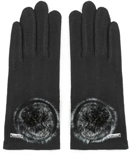 Wittchen 47-6-101-1 Rękawiczki damskie czarny - Rękawiczki - miniaturka - grafika 2