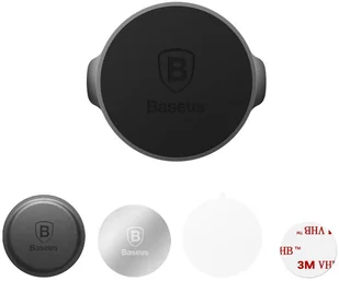 Baseus uchwyt magnetyczny Small Ears czarny SUER-C01 - Uchwyty samochodowe do telefonów - miniaturka - grafika 7