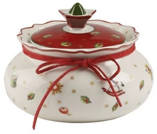 Villeroy & Boch Toy's Delight Pojemnik mały wysokość: 10 cm 14-8585-4556 - Pozostałe akcesoria świąteczne - miniaturka - grafika 2