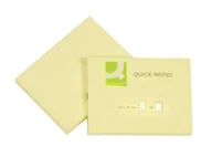 Etykiety samoprzylepne i bloki etykiet - Q-Connect Karteczki samop. 102x76mm - żółty - miniaturka - grafika 1