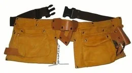 Pas Monterski Narzędziowy 11 Kieszeniowy Skórzany - Skrzynki i torby narzędziowe - miniaturka - grafika 3