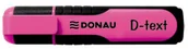 Zakreślacze - Donau Zakreślacz fluorescencyjny D-Text 1-5 mm linia) różowy - miniaturka - grafika 1
