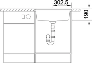 Blanco DALAGO 6-F BIAŁY 514771 - Zlewozmywaki Blanco DALAGO 6-F BIAŁY 514771 - Zlewozmywaki - miniaturka - grafika 4