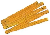 Poziomice, łaty, miary - Besttool MIARA SKŁADANA 2 m DREWNO 680020 - miniaturka - grafika 1