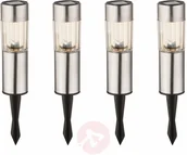 Lampy ogrodowe - Globo Lighting 4 szt. dekoracyjna lampa solarna LED Aro - miniaturka - grafika 1