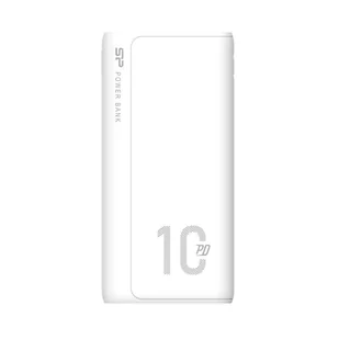 Silicon Power Powerbank QP15 10000mAh QC3.0+PD 2xUSB A, 1x mUSB + 1x USB C, biały - Powerbanki - miniaturka - grafika 2