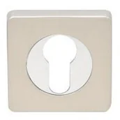 Szyldy i rozety - VDS ROZETA KWADRATOWA WKŁADKA R32 CHROM/NIK SATYNA - miniaturka - grafika 1